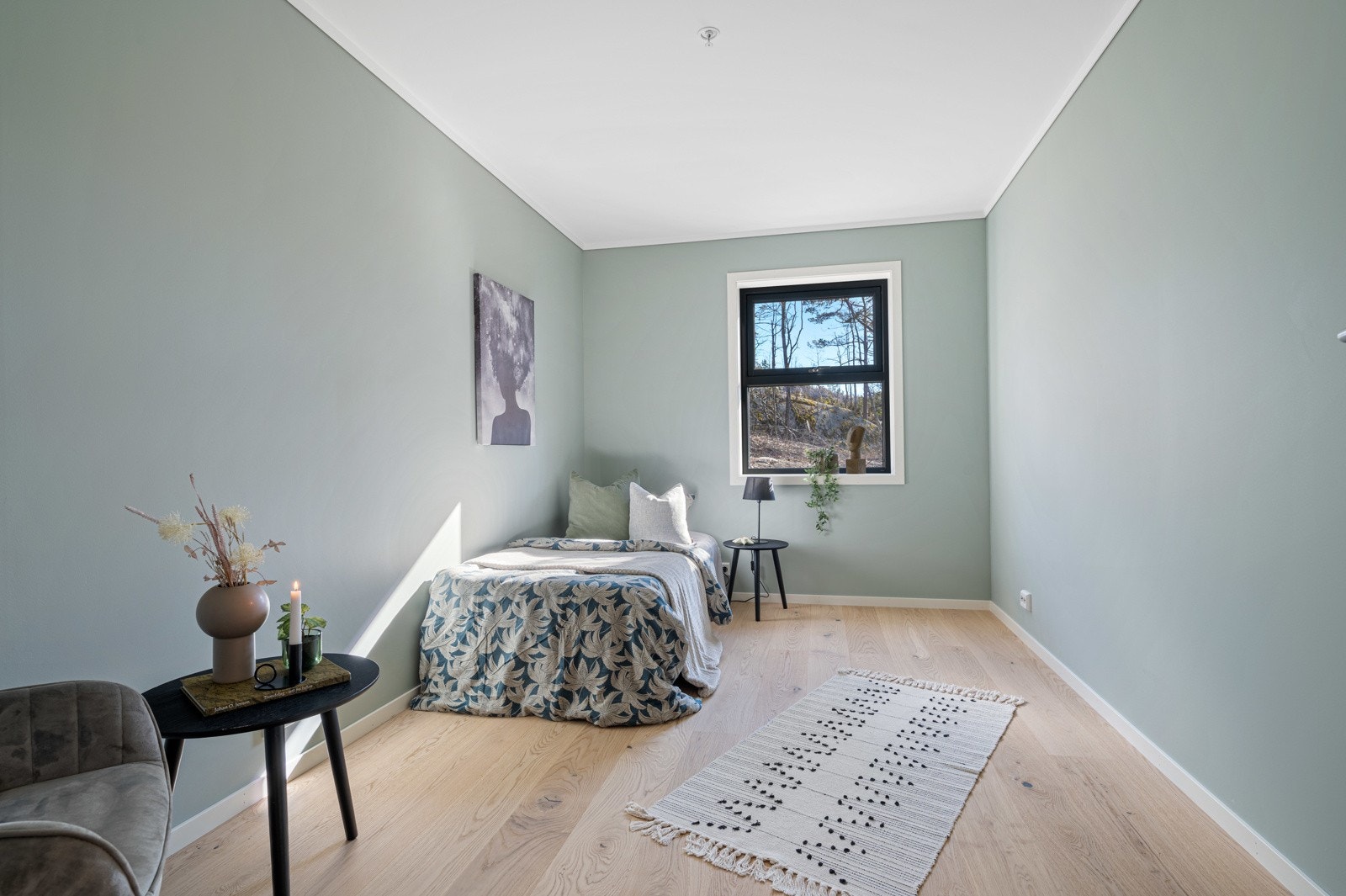 Soverom 3 passer også utmerket som hjemmekontor/hobbyrom. Galleribilde