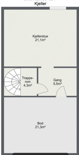 Gang er fjernet - åpen gang i 2 etg. Galleribilde