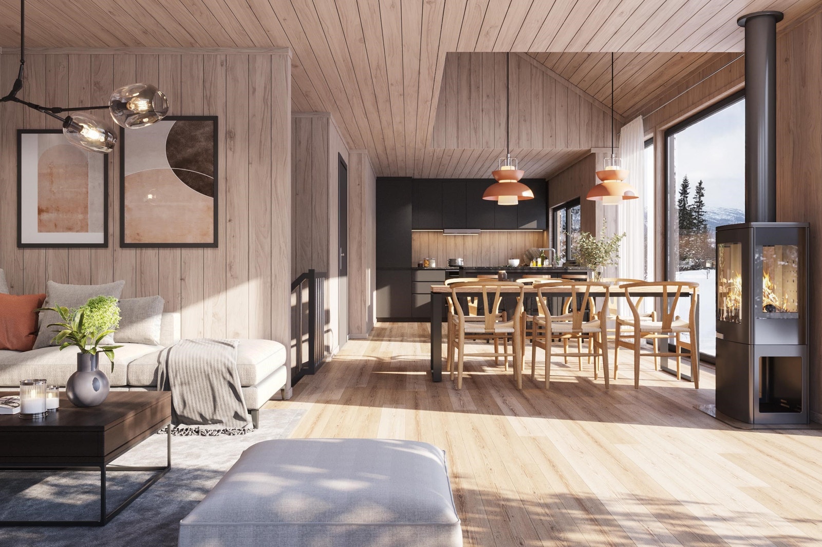 Illustrasjon som viser hvordan innvendig standard blir. Galleribilde