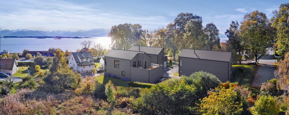 Boligene har en flott, sentrumsnær beliggenhet med nydelig utsikt. Galleribilde