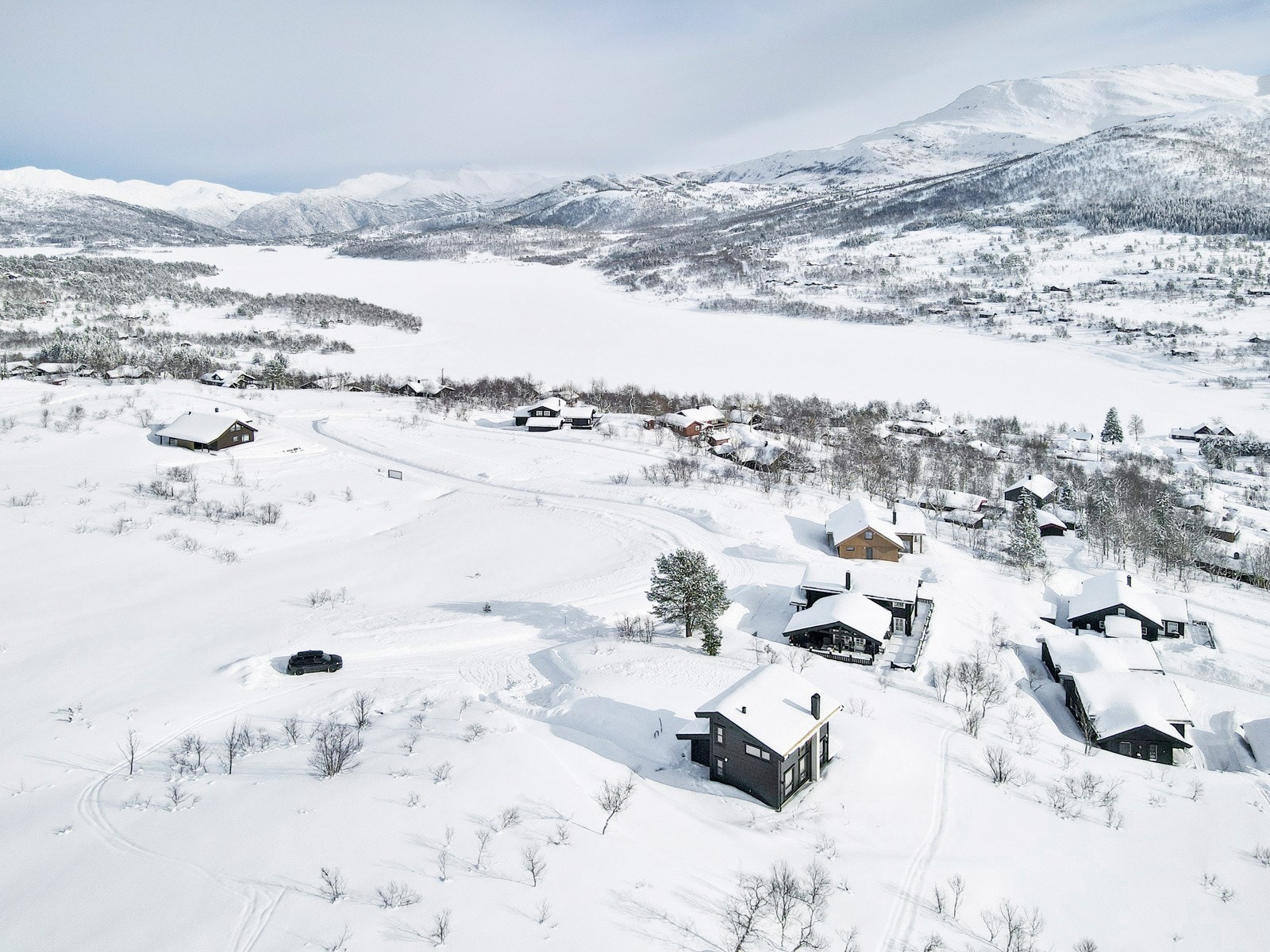 Dronebilde Galleribilde