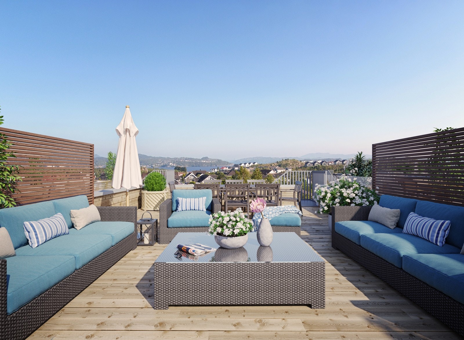 Velkommen til et nytt rekkehusprosjekt på Tveit. Moderne rekkehus, med store takterrasse og svært barnevennlig beliggenhet! Galleribilde