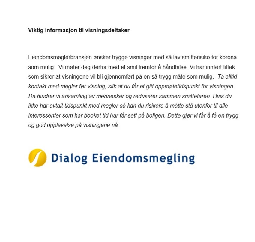 Informasjon visninger Galleribilde