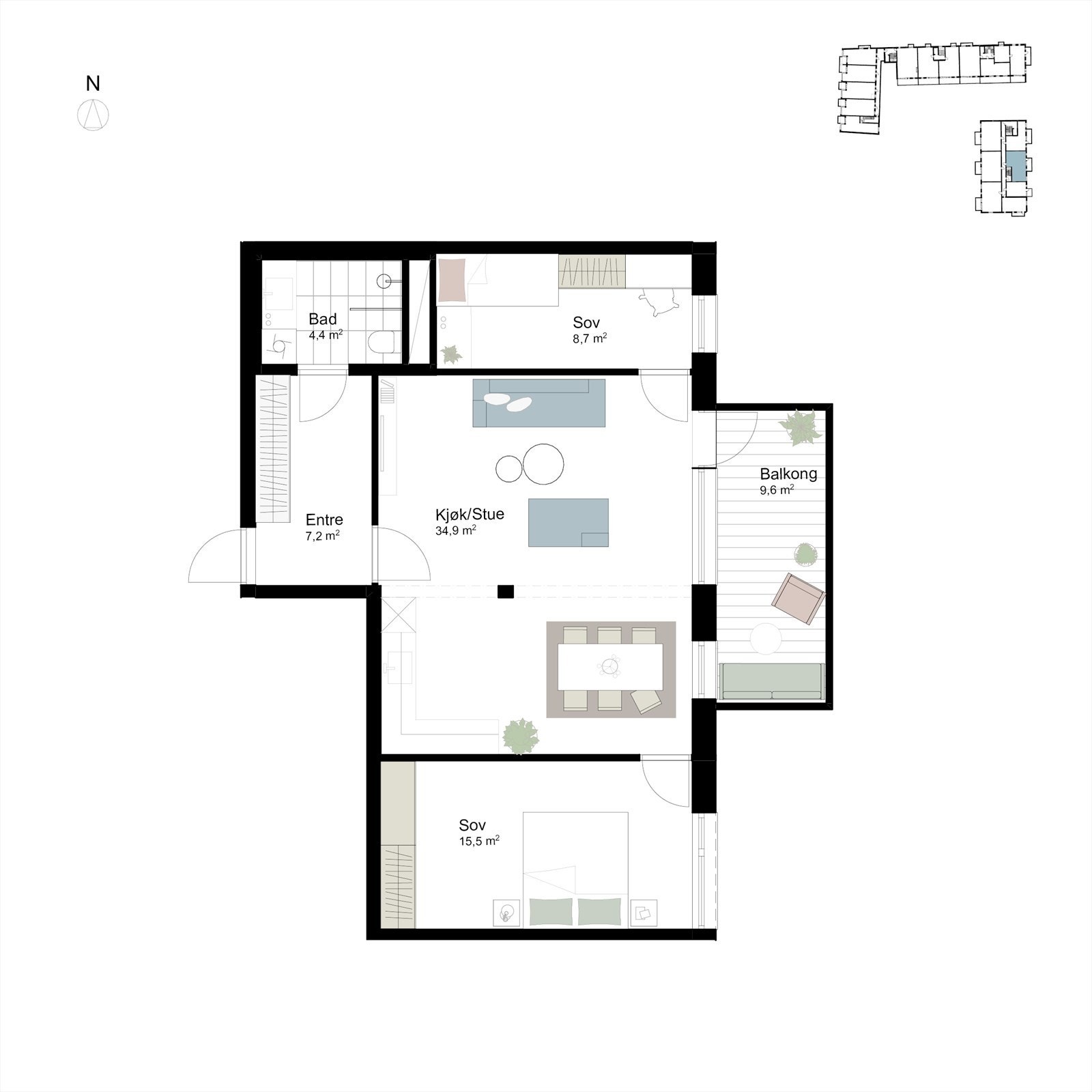 Planskisse C302 Galleribilde