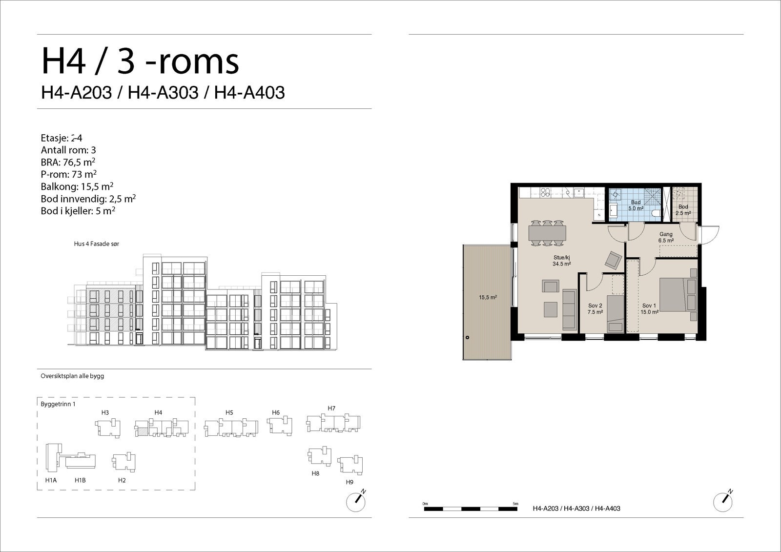 H4-A203, H4-A303, H4-A403 Galleribilde