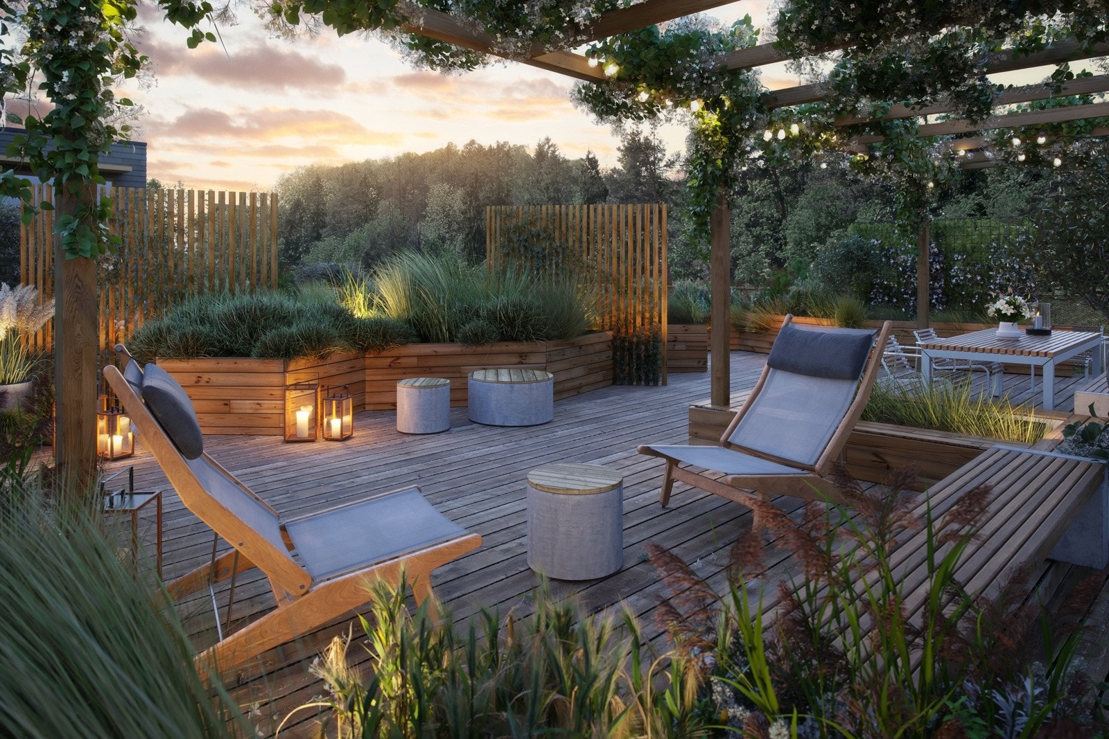 Felles takterrasse på Hus 4 - Bildet er ment som en illustrasjon og avvik kan forekomme Galleribilde