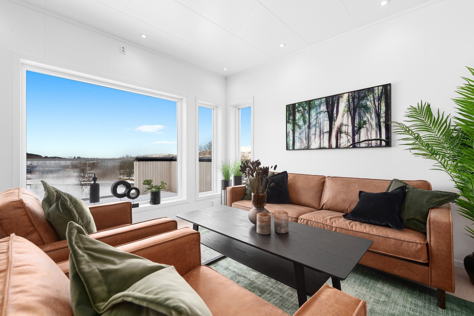 Leilighetene har god planløsning med stue/kjøkken, 3 soverom, bad, bod og gang. Galleribilde