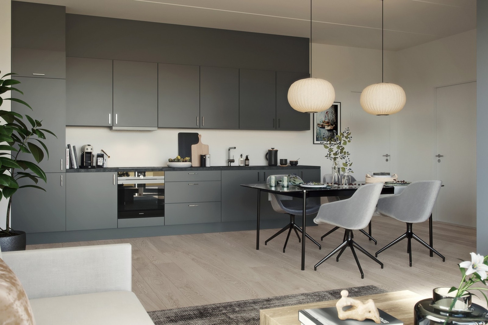 Velg mellom tre forskjellige kjøkken - uten ekstra kostnad Galleribilde