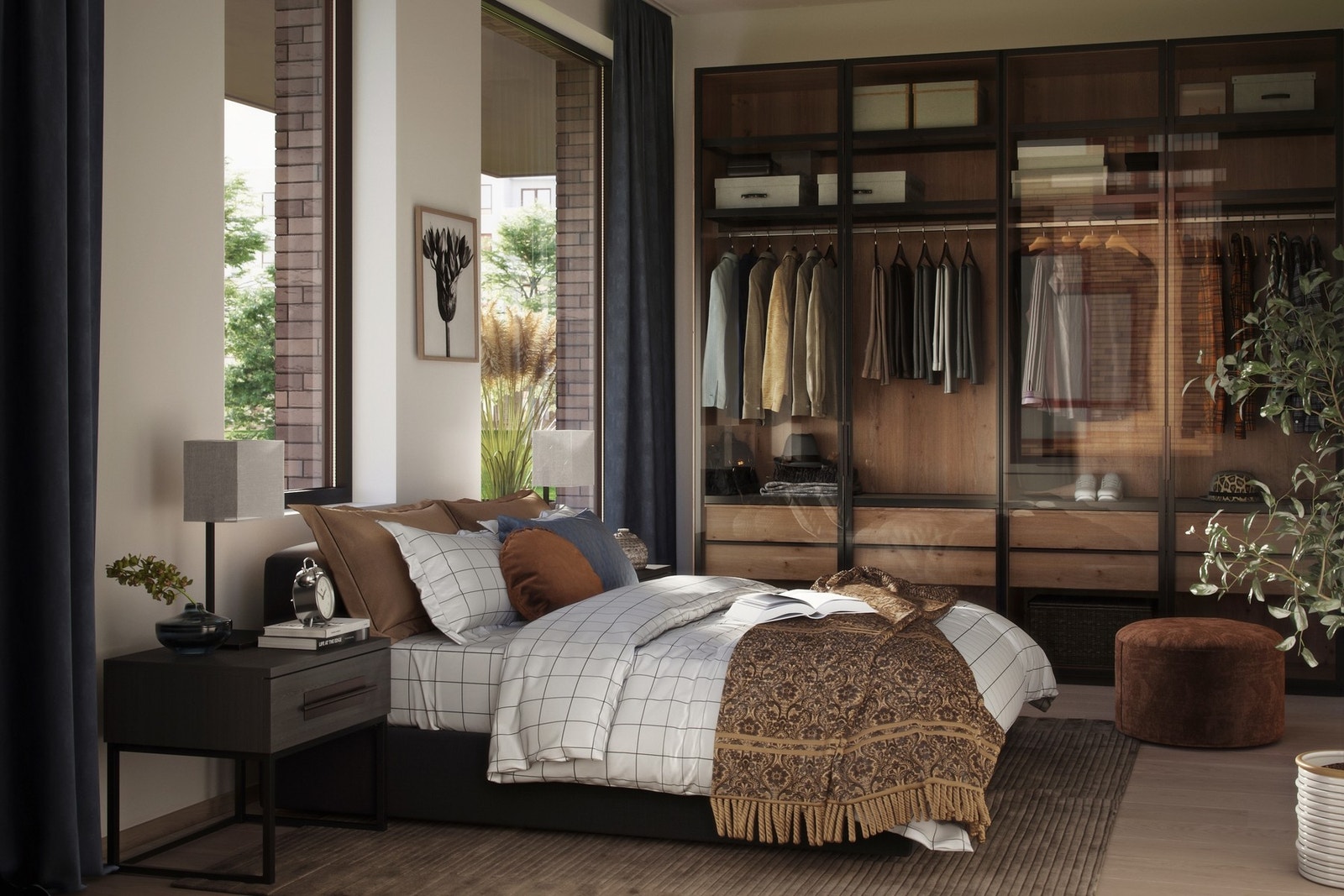 Nybolig er blanke ark med fargestifter til Galleribilde