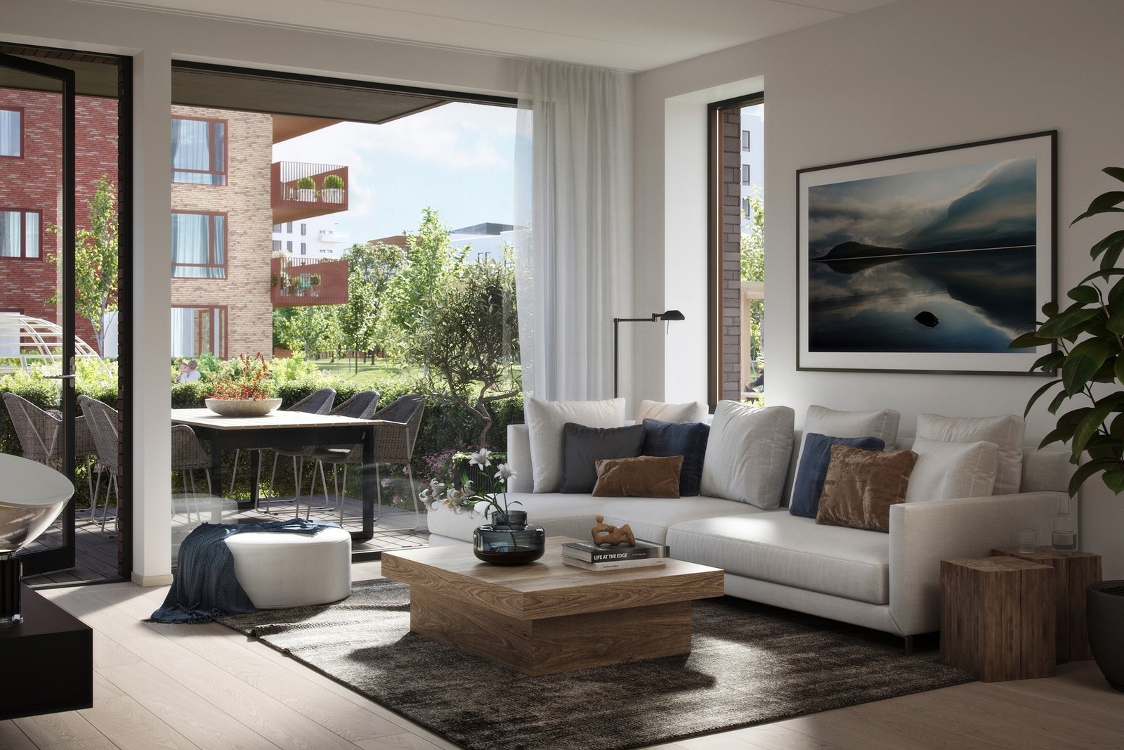 2-4 roms selveierleiligheter - alle med lys en-stavs parkett, god takhøyde, store vindusflater og balansert ventilasjon Galleribilde