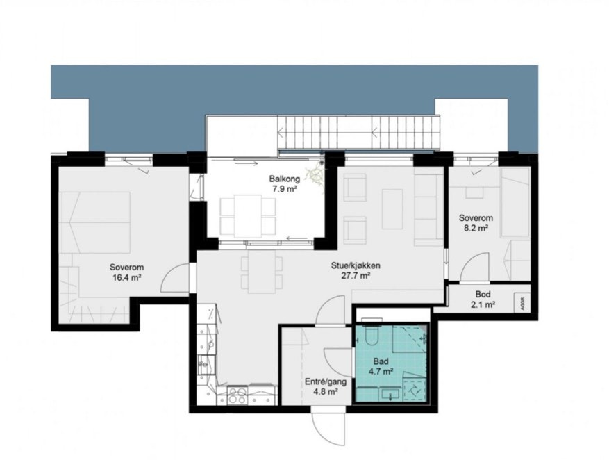 Planløsning Galleribilde