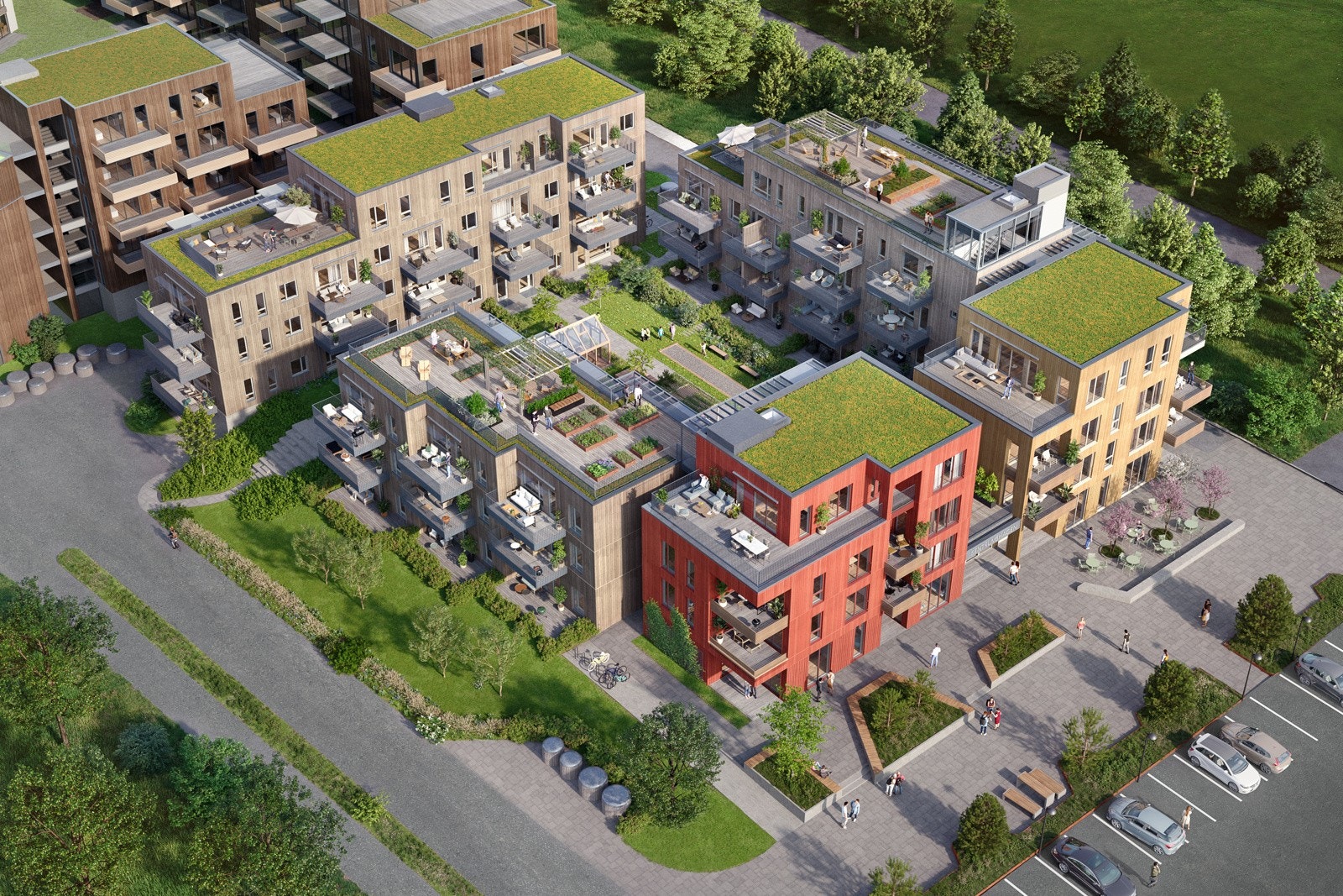 Det skal være godt å bo og leve i Sentrumshagen Galleribilde