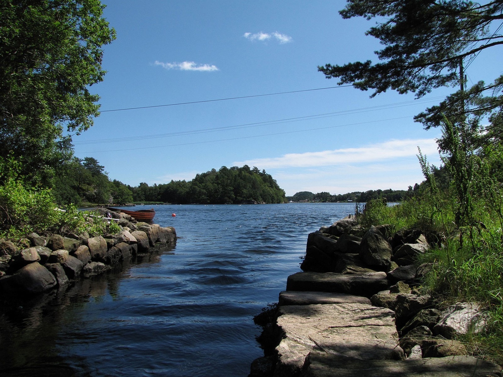 Bade- og fiskemulighetene er mange Galleribilde