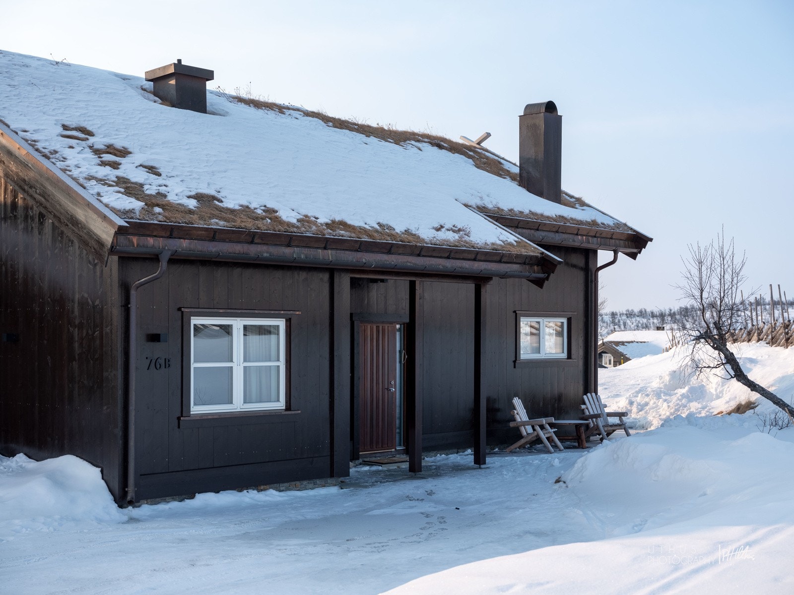 Overbygget inngangsparti Galleribilde