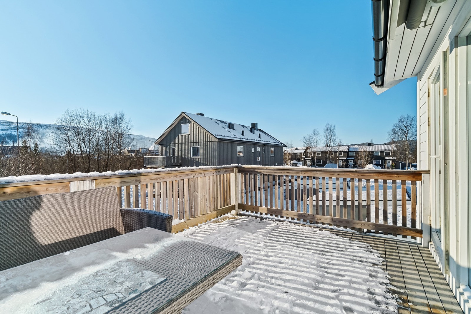 Gode solforhold på terrassen Galleribilde