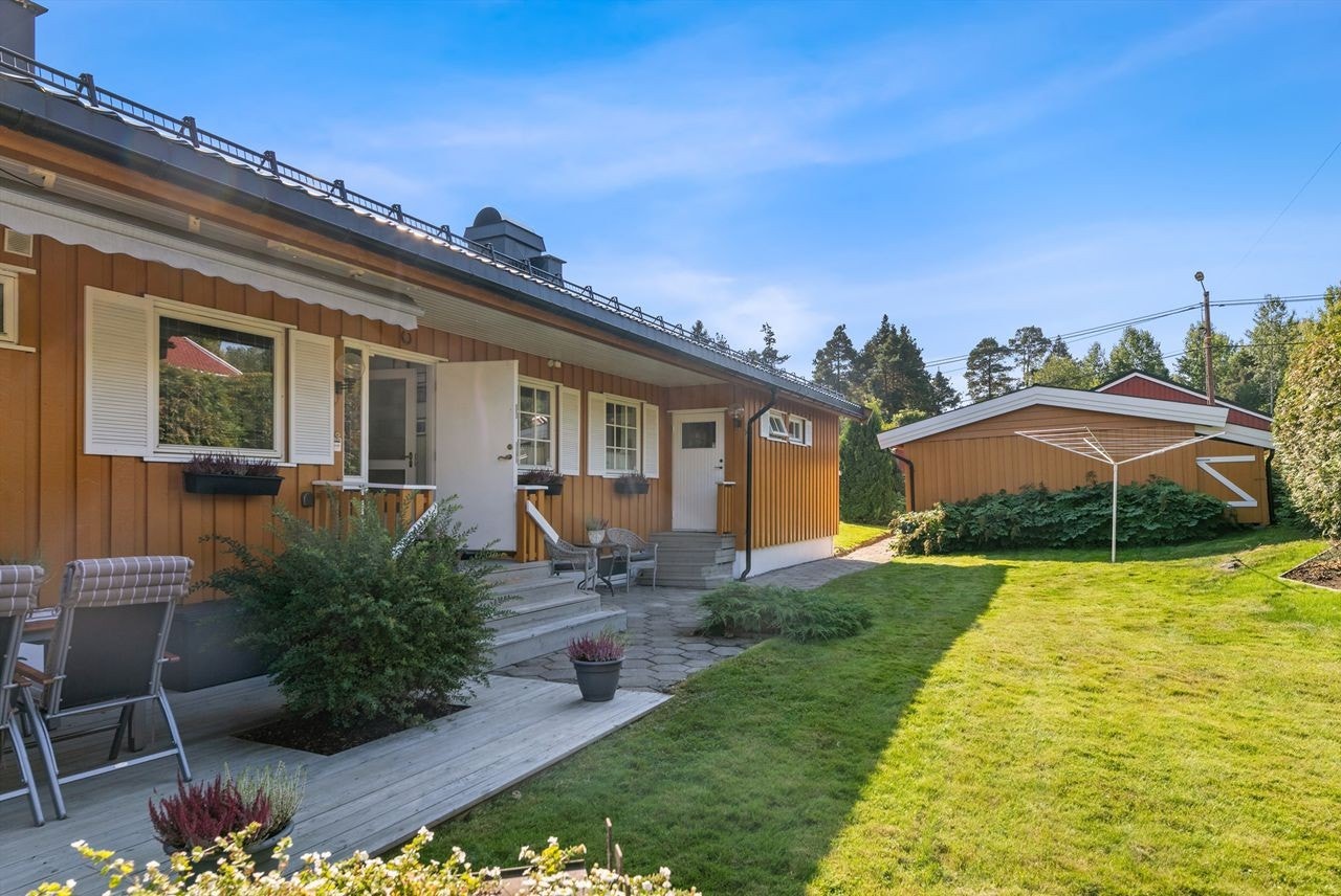 Hyggelig og innbydende inngangsparti Galleribilde