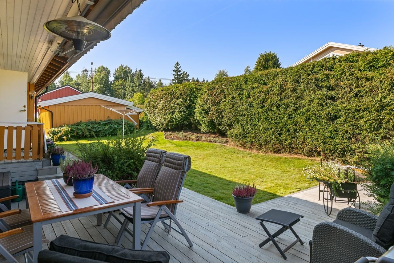 Skjermet uteområde mot vest. Galleribilde