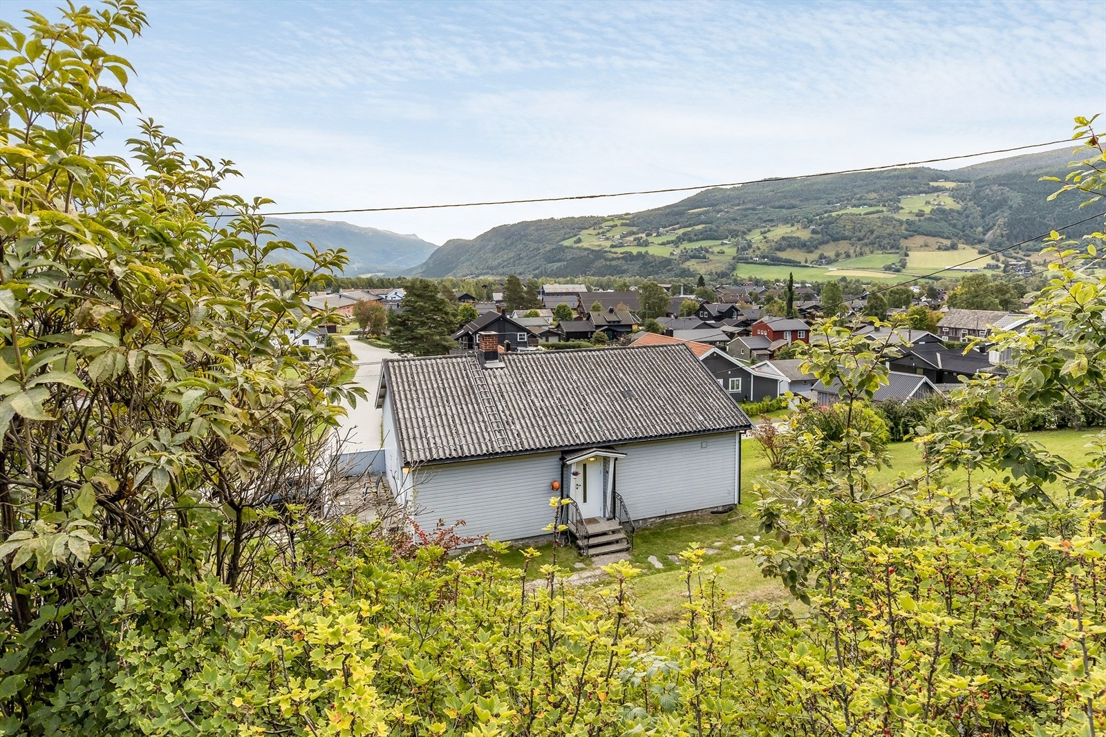 Utsikten ovenfor huset Galleribilde