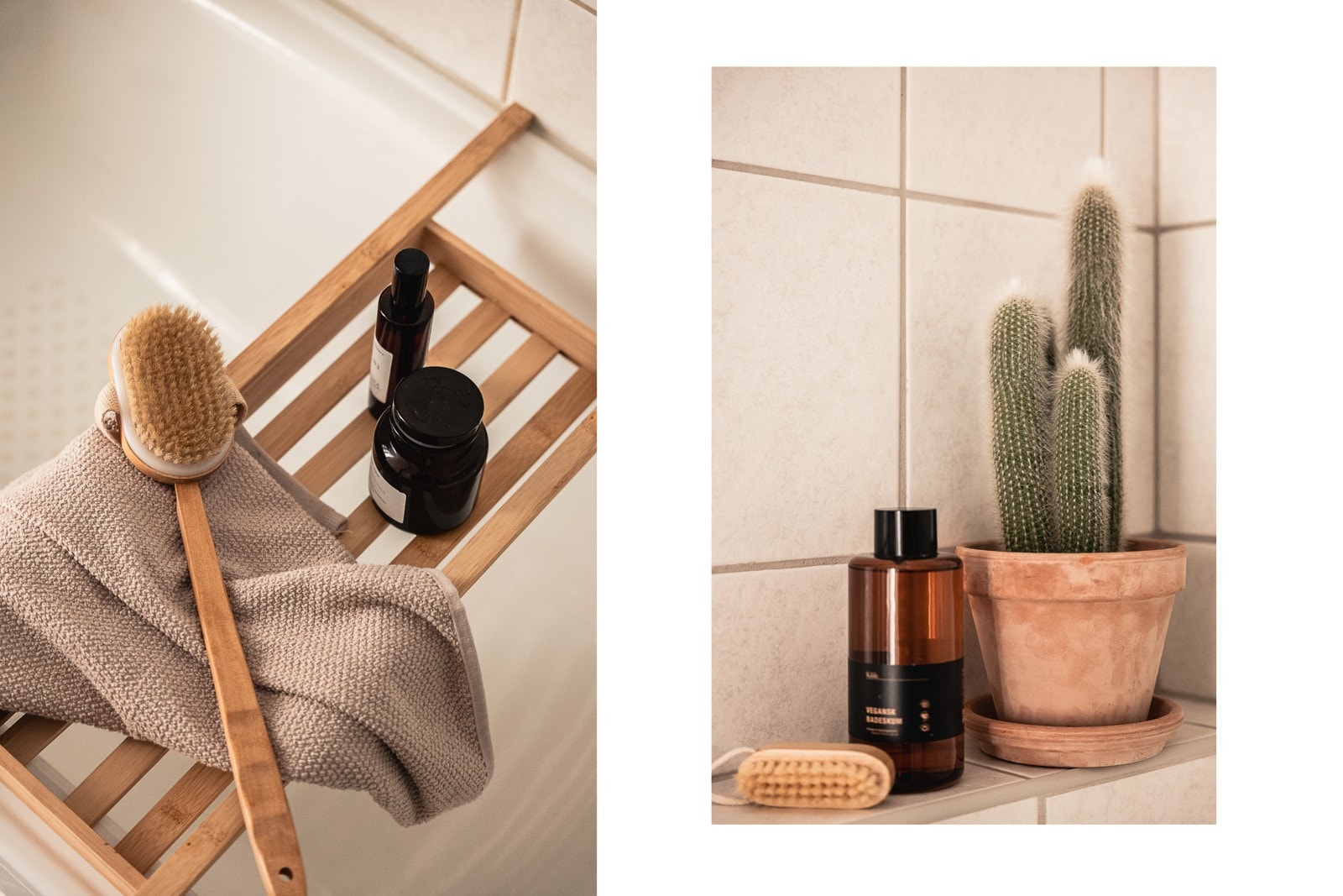 Badet er helfliset og har varme i gulv Galleribilde