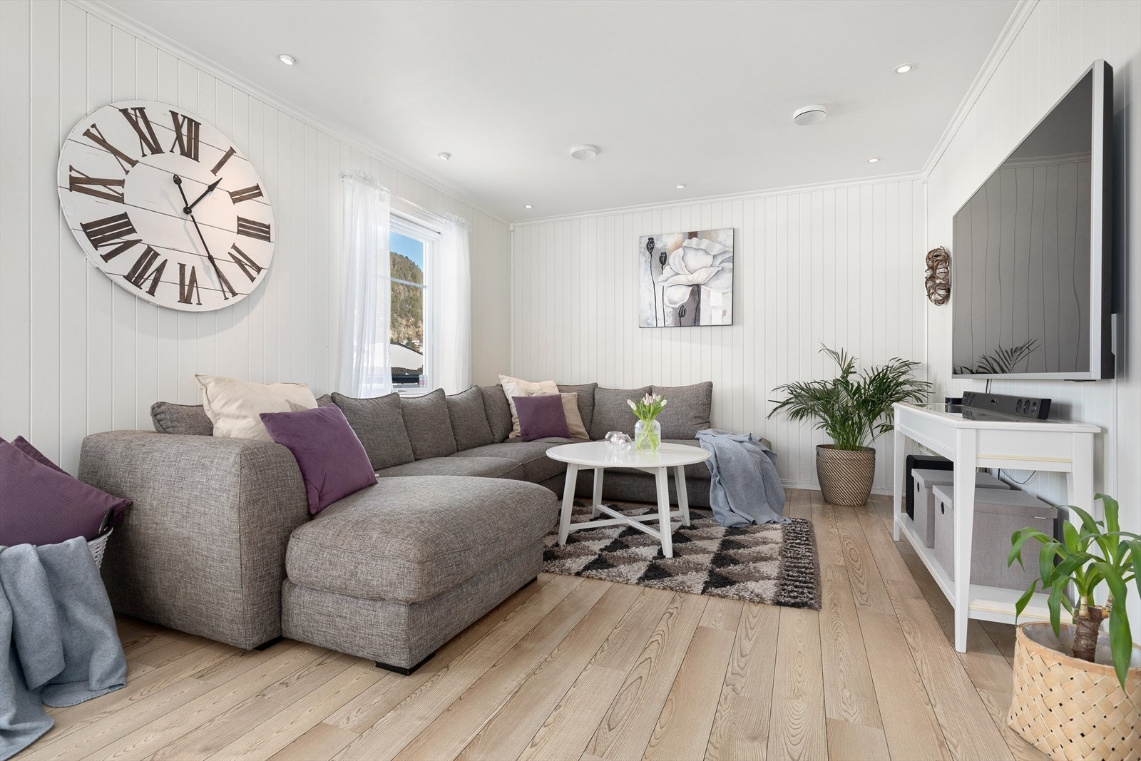 Lyse veggoverflater Galleribilde