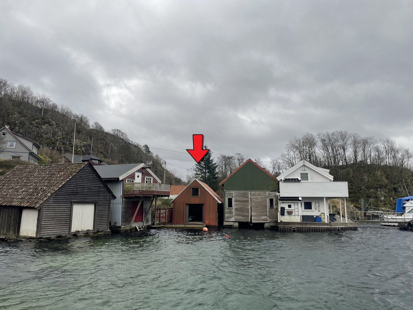 Naust i Ebbesvik Galleribilde