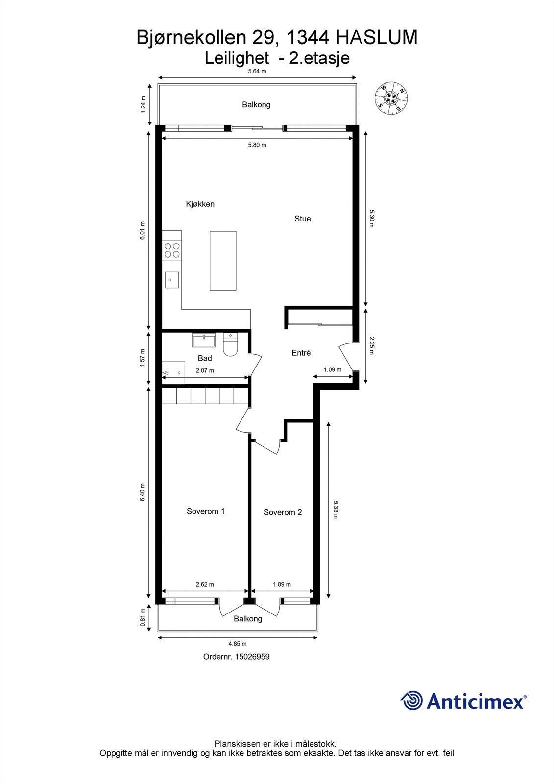 Plantegning Galleribilde