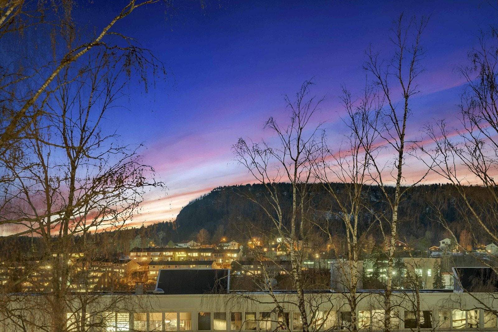 Flott utsikt mot Kolsåstoppen Galleribilde