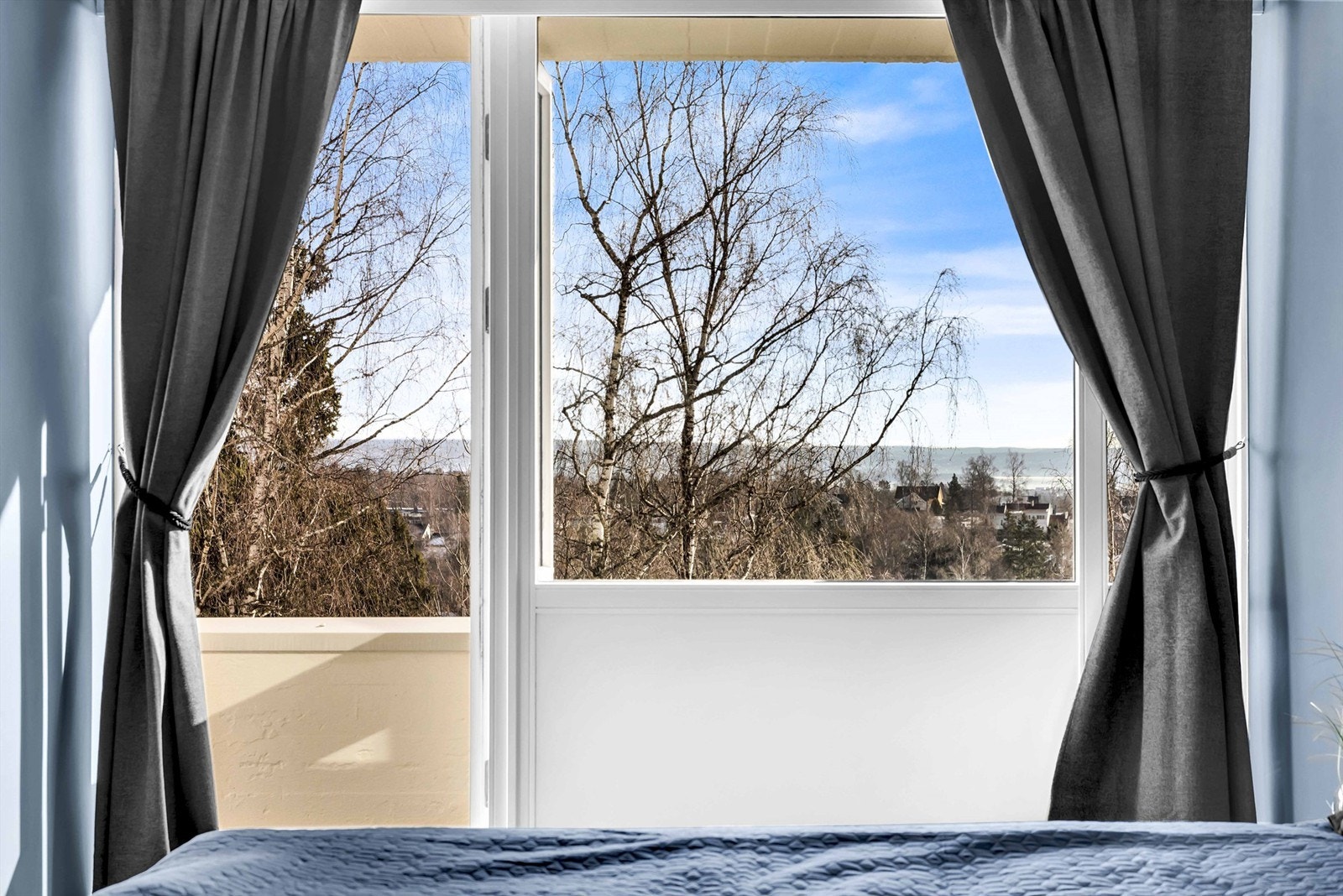 Fra soverommet har man utsikt mot Oslofjorden! Galleribilde