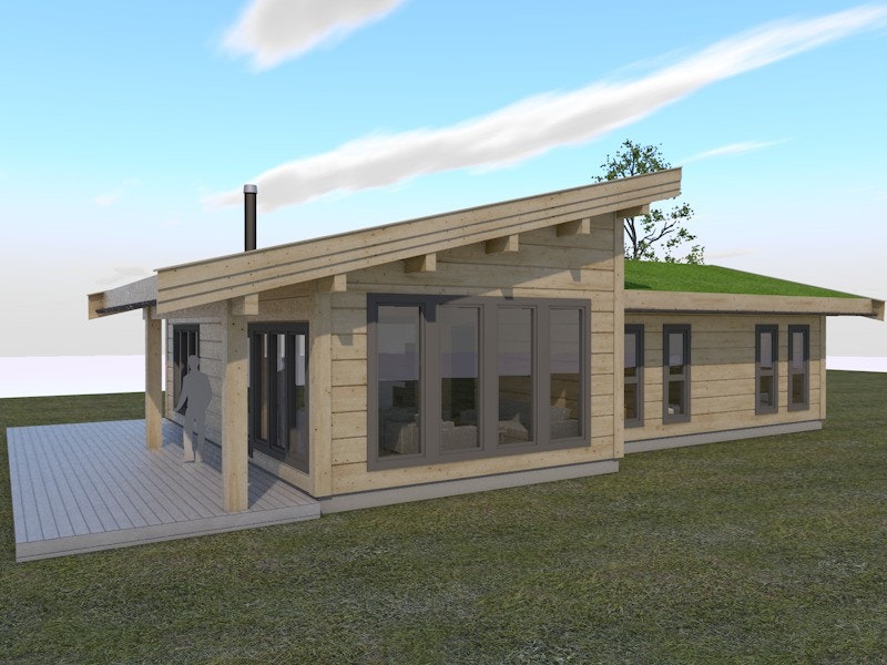 Her er hytte modell "Nora". På denne tomten er det fullt mulig å velge hytte modell . Ta kontakt for ønske og pris Galleribilde