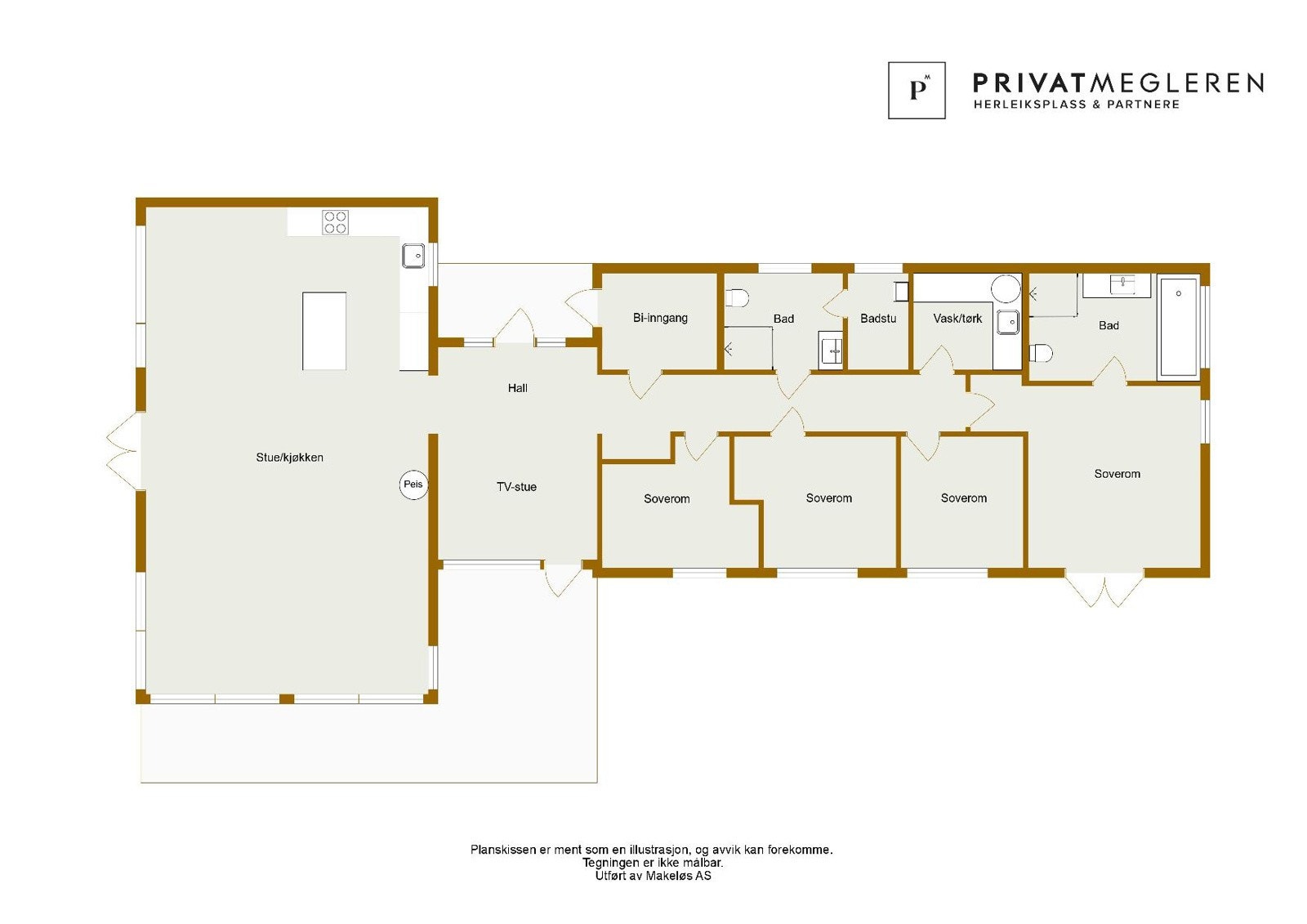 Plantegning Galleribilde
