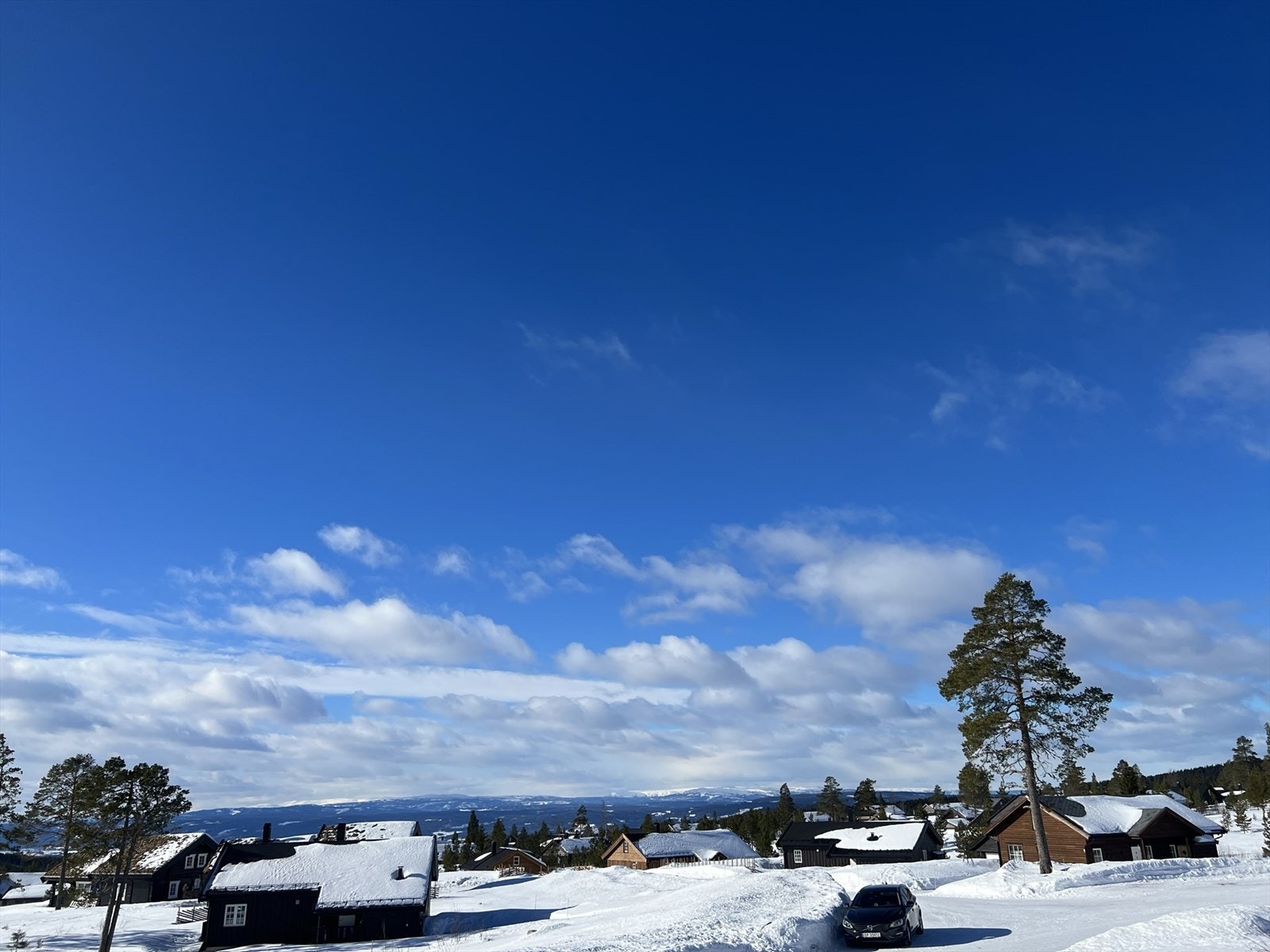 Bildet viser utsynet fra tomten Galleribilde