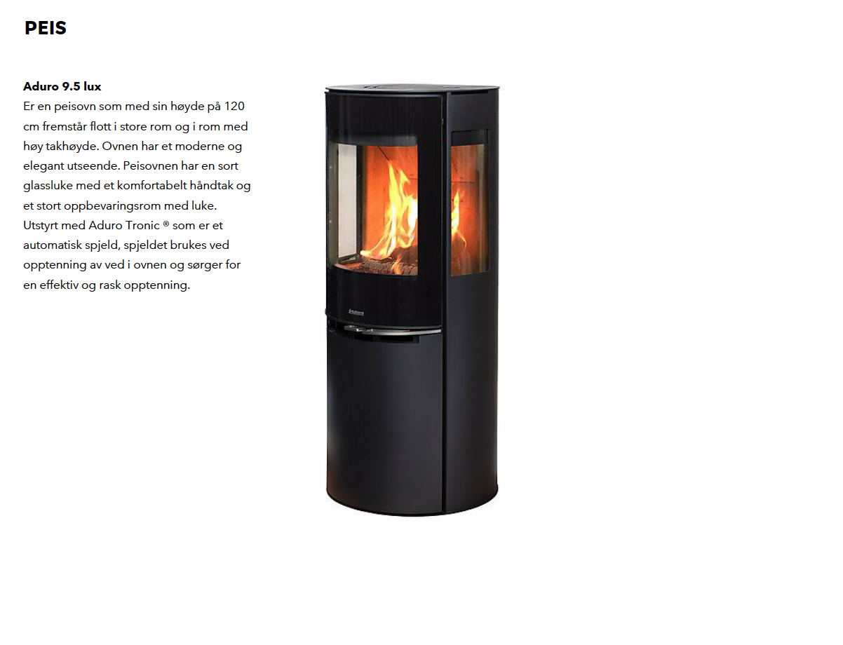 Illustrasjonstegning av peis Galleribilde