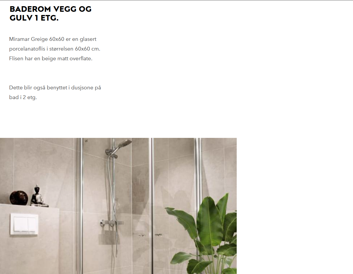 Illustrasjonstegning av fliser som vil bli benyttet på baderom Galleribilde