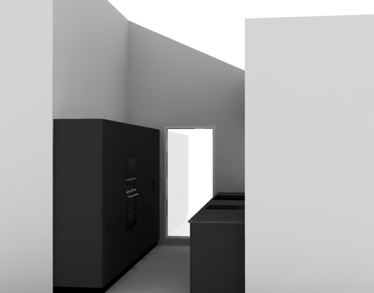 Illustrasjonstegning av kjøkken - Tegningene er kun ment som en illustrasjon og kan avvike fra ferdig leveranse Galleribilde