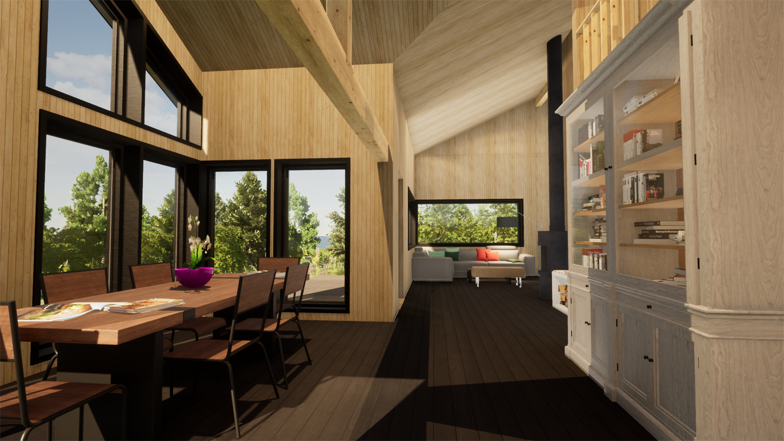 Nordvik Bolig har gleden av å presentere Badstulistikken 2 - En prosjektert hytte i idylliske Lygnalia. Galleribilde