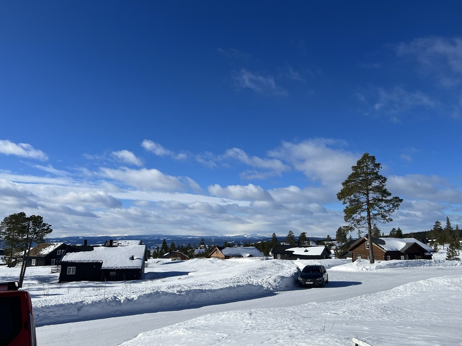 Bildet viser utsynet fra hyttetomten Galleribilde
