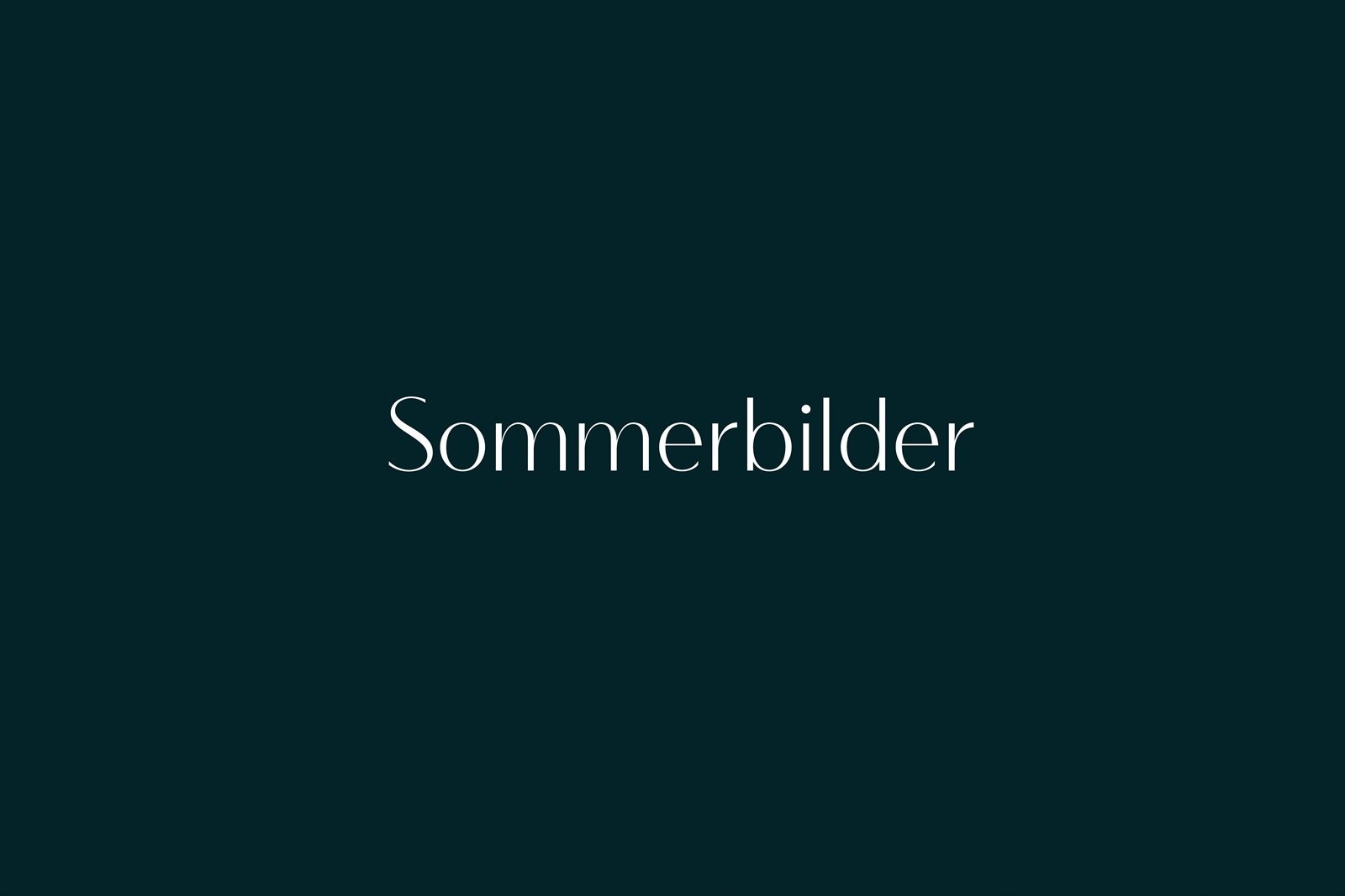 Sommerbilder Galleribilde