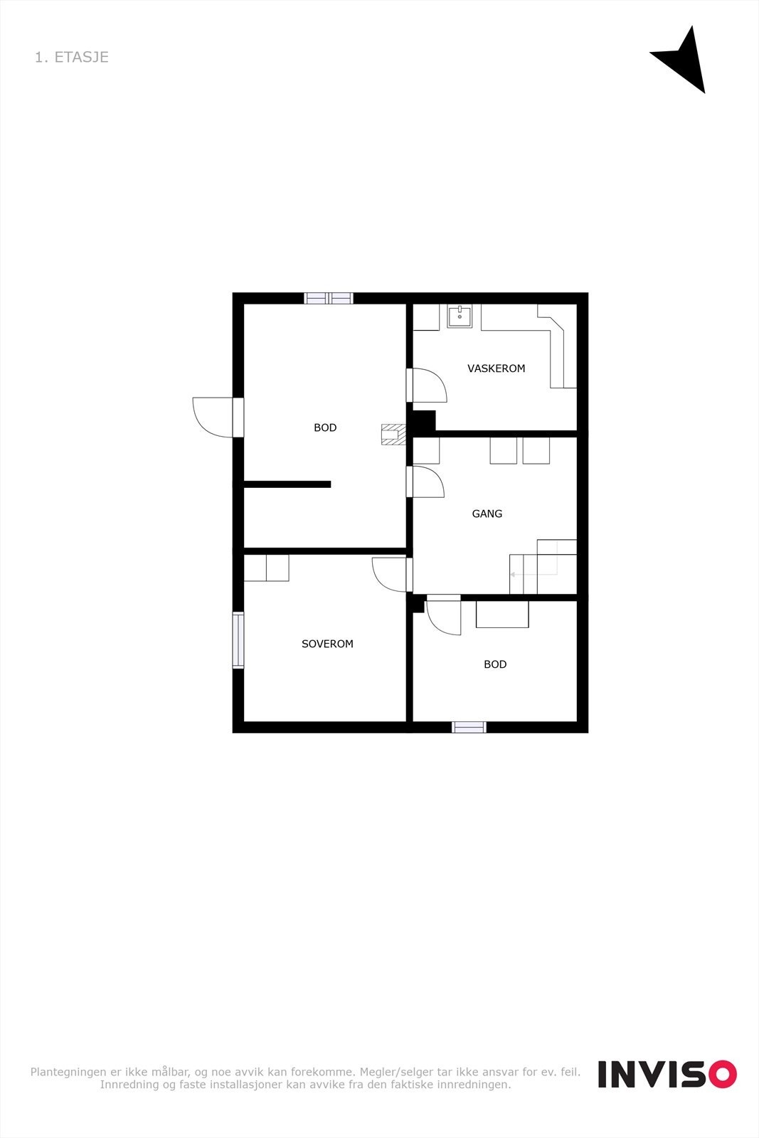 Plantegning kjeller Galleribilde