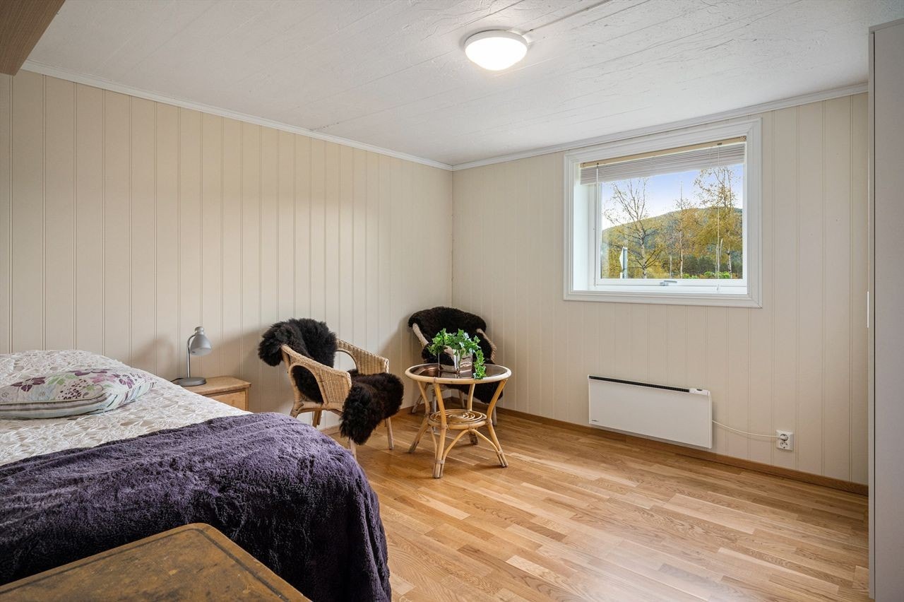 Soverom i kjelleren er oppgradert i 2022, etter vårsmeltinga Galleribilde