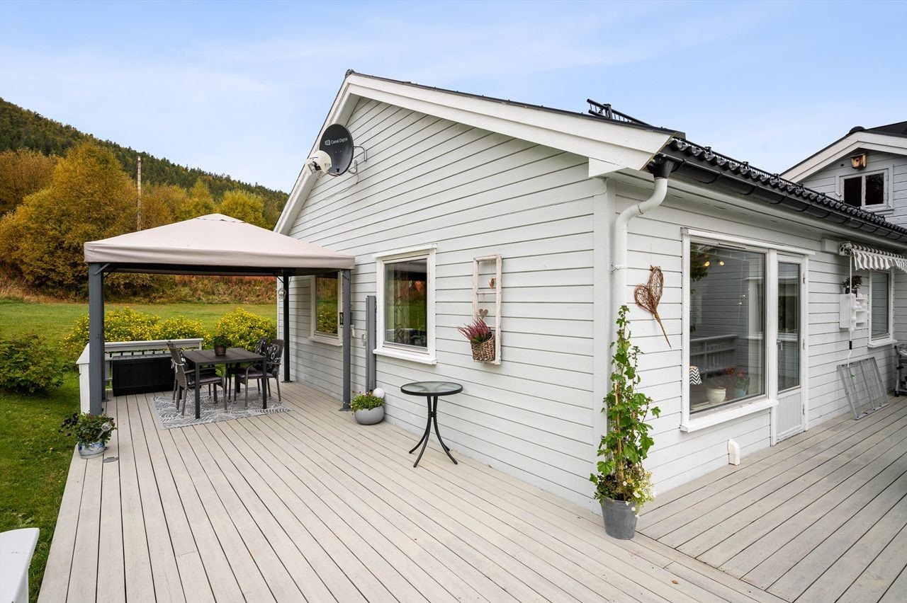 Terrassen er utvidet i 2013 Galleribilde