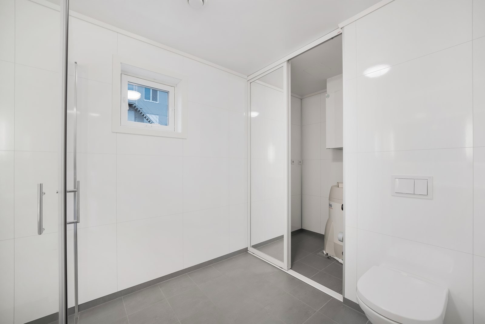 Praktisk nisje til vaskemaskin. Galleribilde