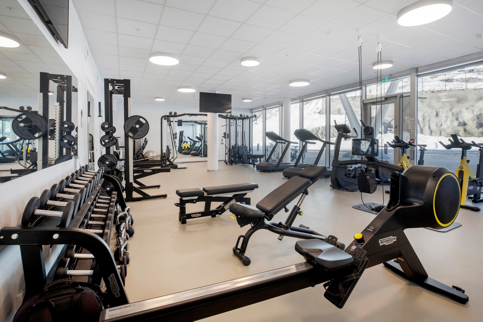 Moderne trimrom Galleribilde