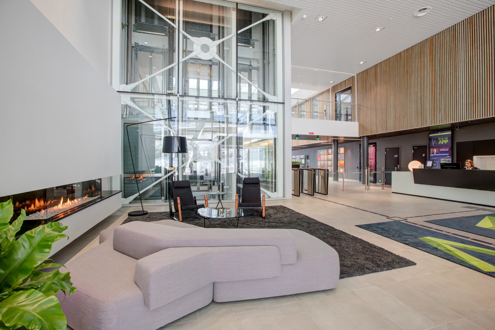 Betjent resepsjon Galleribilde