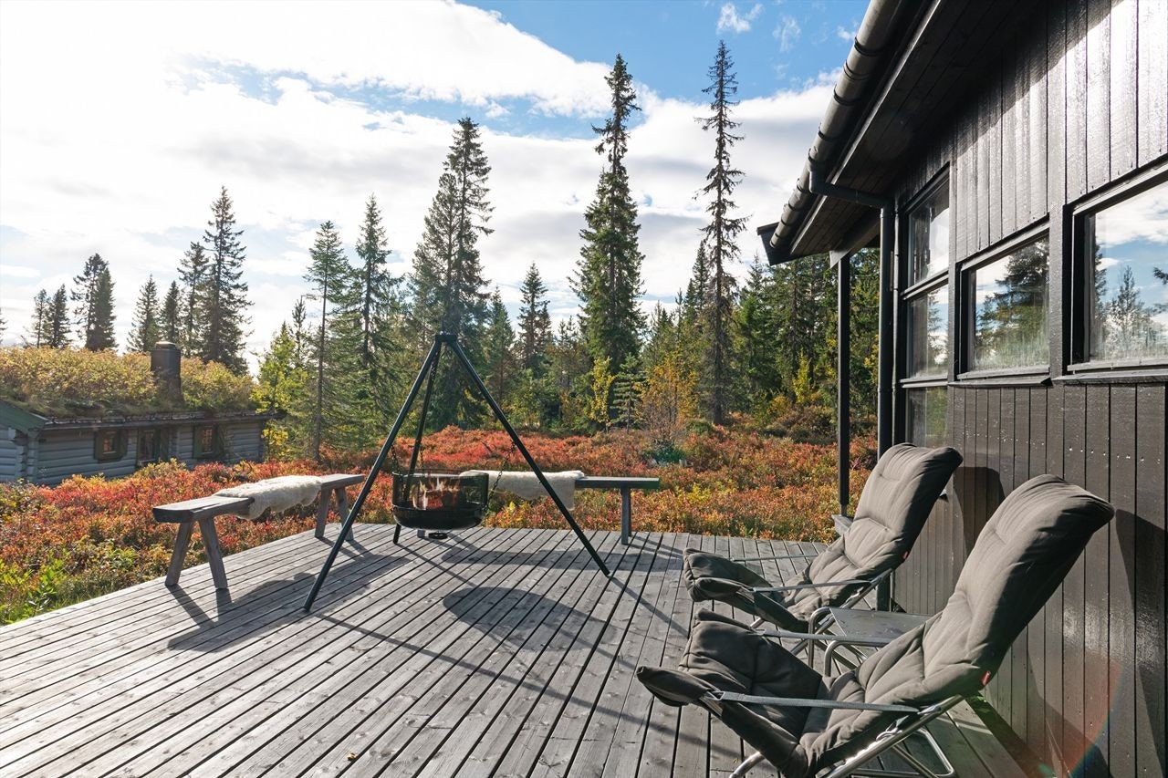 Senk skuldrene og nyt naturen utenfor Galleribilde