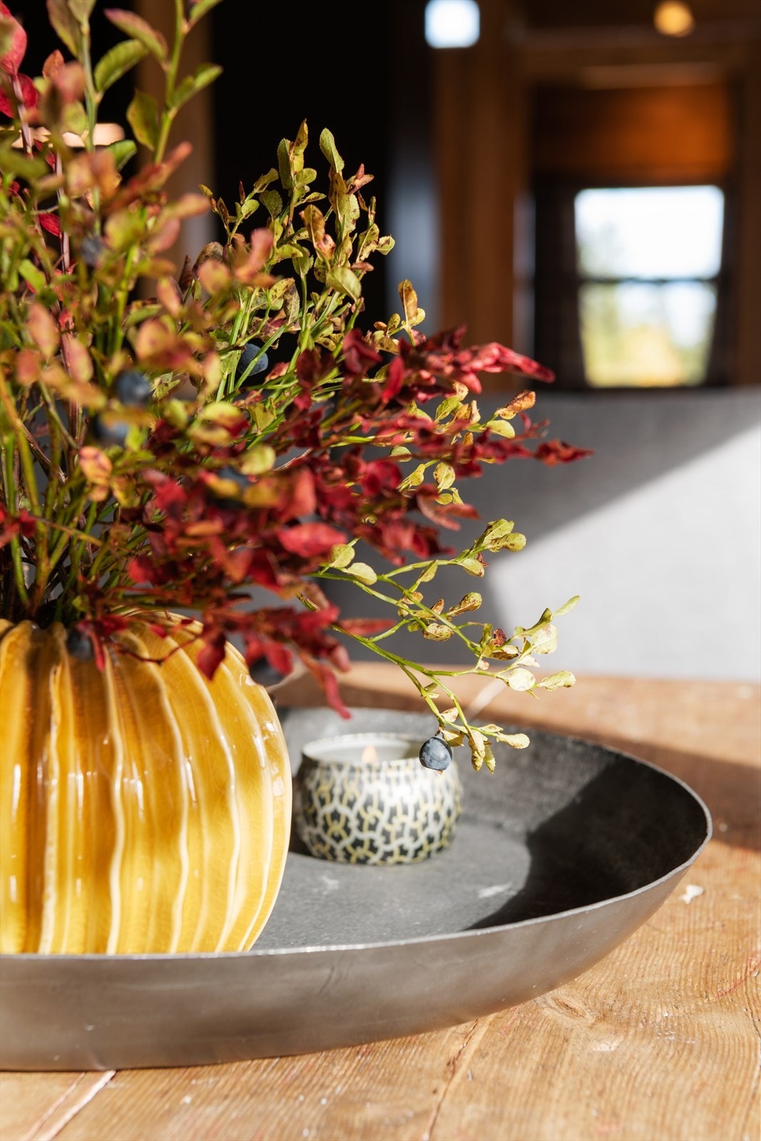 Høstfargene gjør seg også godt innendørs Galleribilde