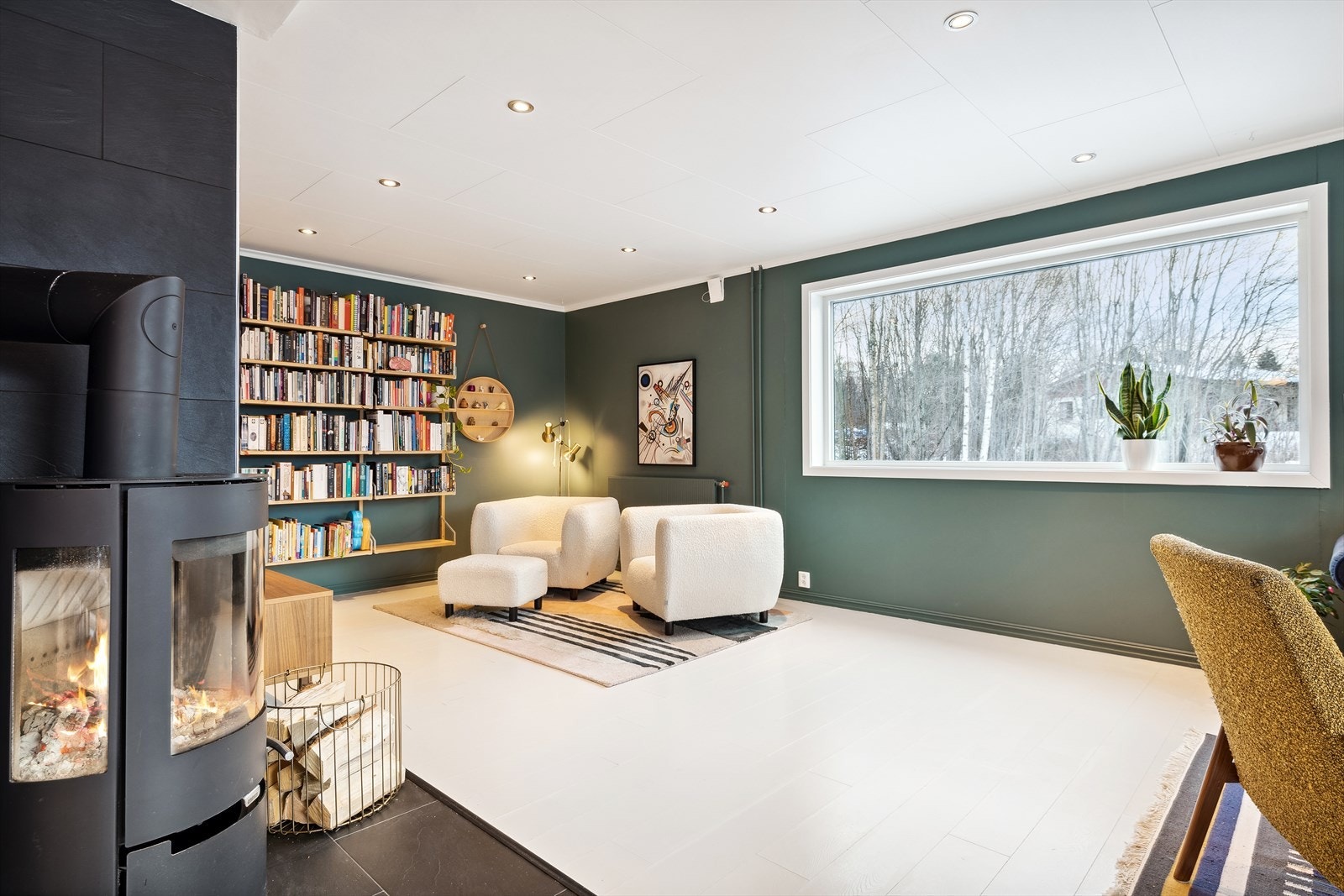 Lekker stue malt i et moderne fargevalg. Galleribilde