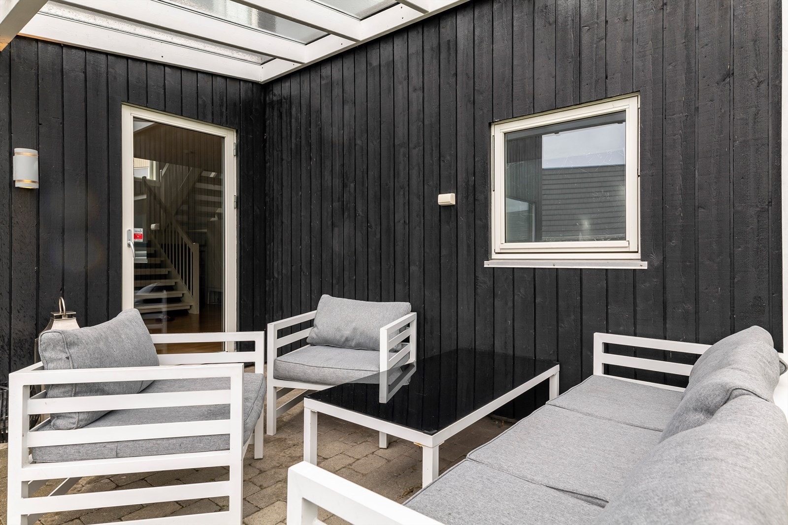 Terrasse med tak Galleribilde