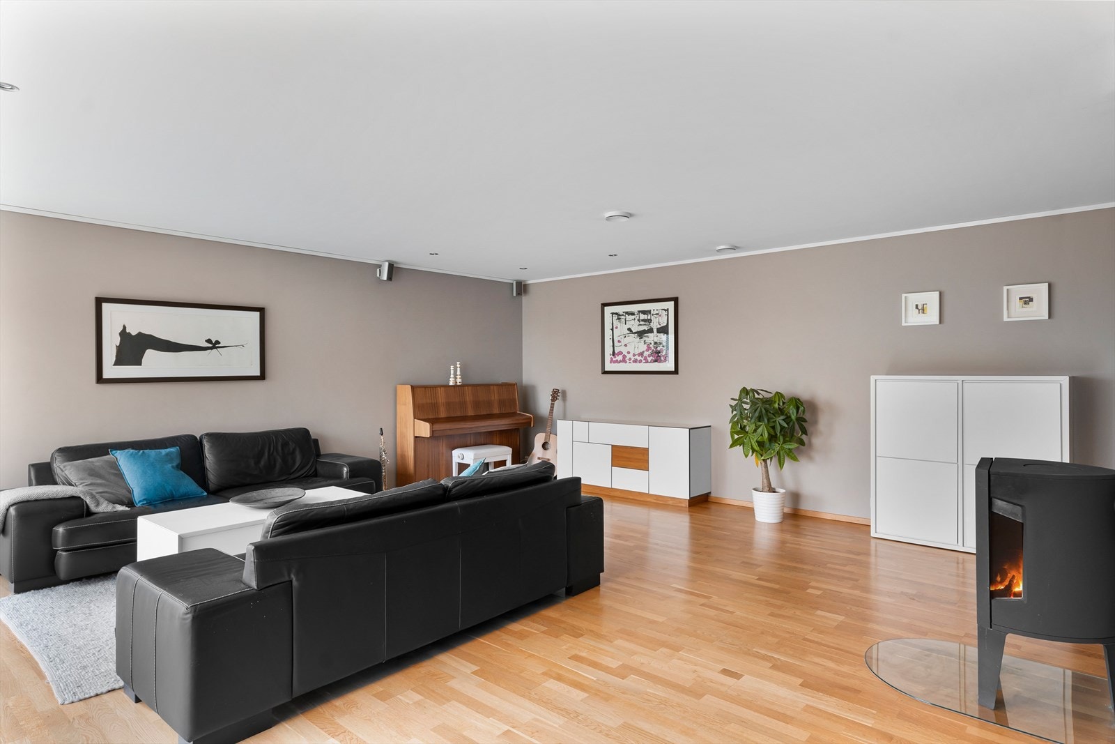 Romslig stue Galleribilde