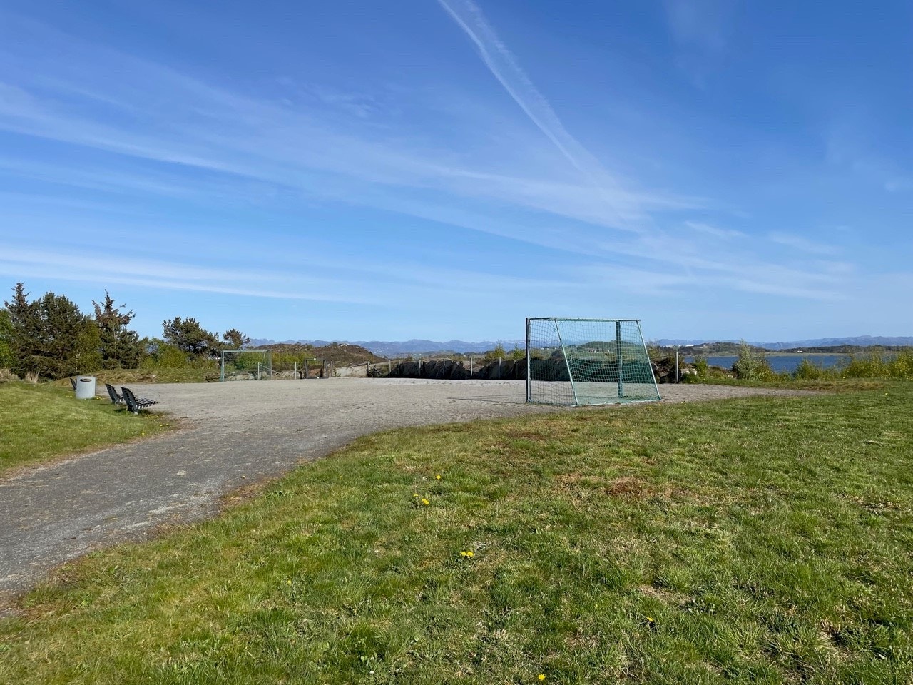 Fotballbane kort vei fra boligen. Galleribilde