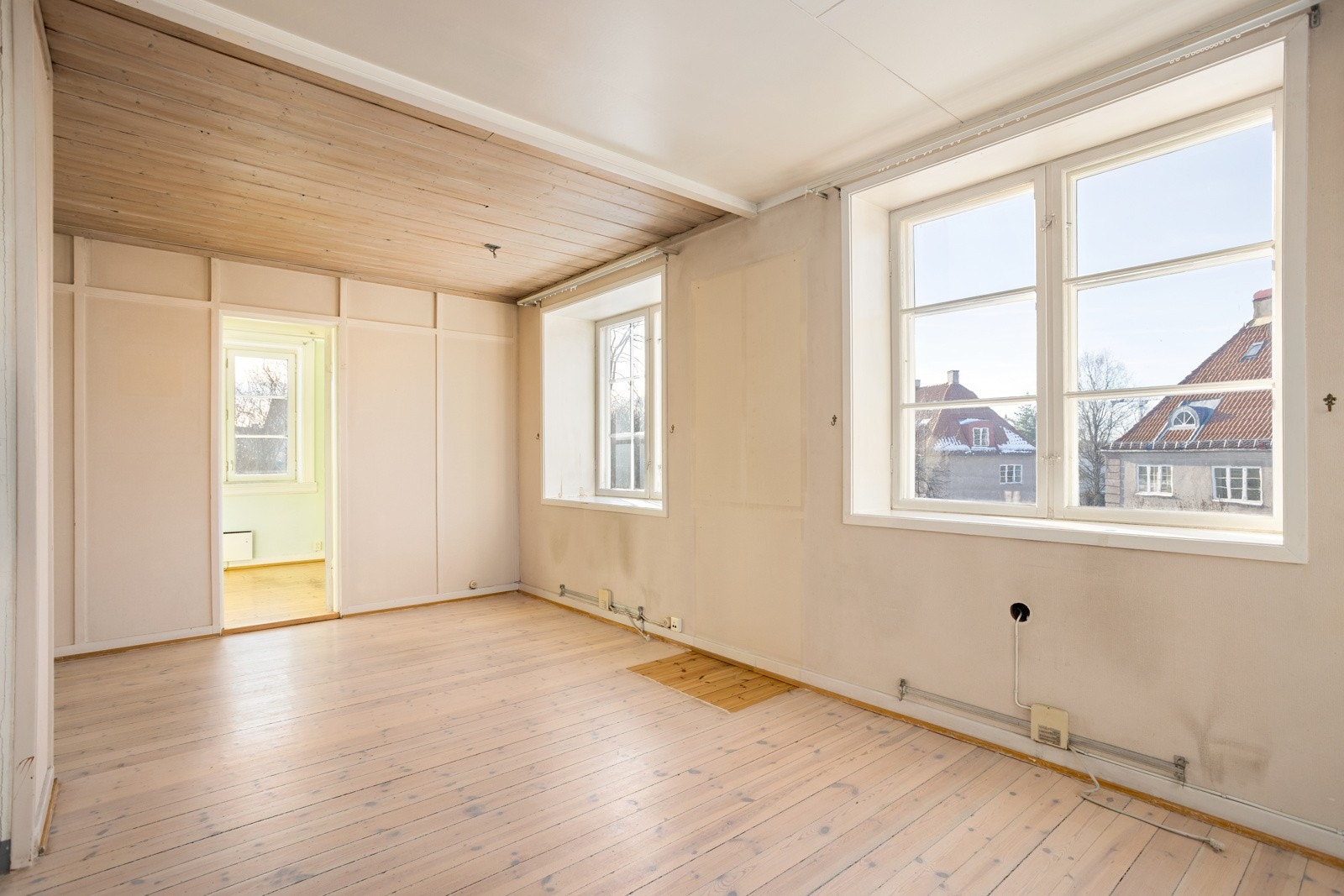 Fra kjøkkenet er det adkomst til soverommet. Galleribilde